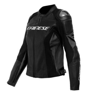 RACING 4 - WOMAN'S PERORATED LEATHER MOTORCYCLE JACKET